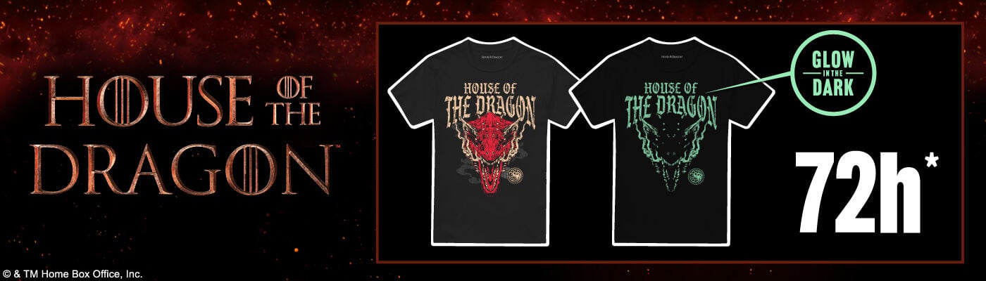Len na krátky čas! / Exkluzívny 72H merch od House of the Dragon / Buďte rýchly!