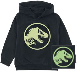 Kids - Jurassic World - Logo - Glow In The Dark, Jurassic Park, Mikina s kapucňou