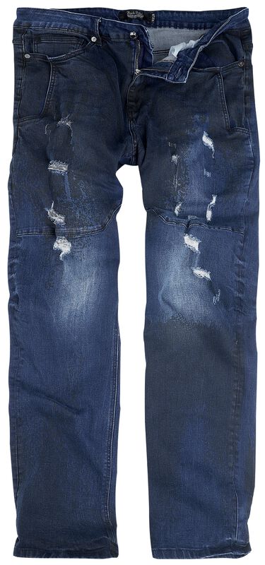 Džínsy so zničenými efektmi