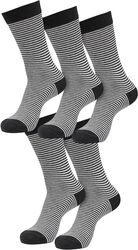 Ponožky s prúžkami - balenie 3 párov, Urban Classics, Ponožky