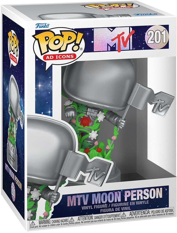 Vinylová figúrka č.201 MTV Moon Person (Pop! AD Icons)