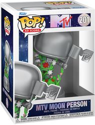 Vinylová figúrka č.201 MTV Moon Person (Pop! AD Icons), MTV, Funko Pop!