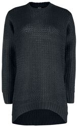 Čierny pletený sveter, RED by EMP, Pletený sveter