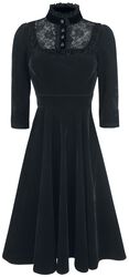 Nightshade Velvet Dress, H&R London, Stredne dlhé šaty