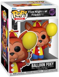 Vinylová figúrka č.907 Security Breach - Balloon Foxy, Five Nights At Freddy's, Funko Pop!