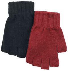 Balenie 2 párov rukavíc, Black Premium by EMP, Bezprsté rukavice