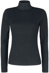 Rolák s plochými nitmi, Black Premium by EMP, Pletený sveter
