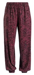 Trousers with allover-print, RED by EMP, Plátené nohavice
