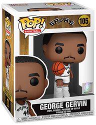 Vinylová figúrka č. 105 San Antonio Spurs - George Gervin (Home Jersey)