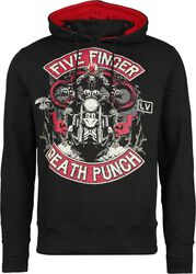 Biker Badge, Five Finger Death Punch, Mikina s kapucňou