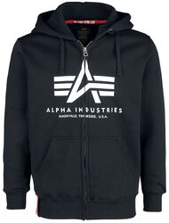 Basic mikina na zips, Alpha Industries, Mikina s kapucňou na zips