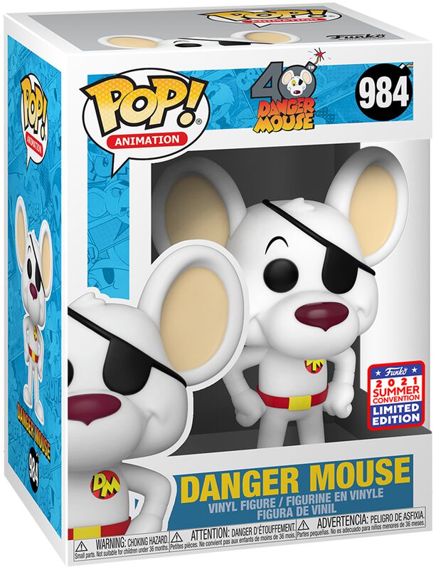 Vinylová figúrka č. 984 SDCC 2021 - Danger Mouse (Funko Shop Europe)