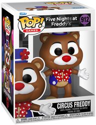 Vinylová figúrka č.912 Security Breach - Circus Freddy, Five Nights At Freddy's, Funko Pop!