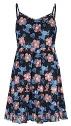 Red And Blue Floral, Lilo & Stitch, Krátke šaty
