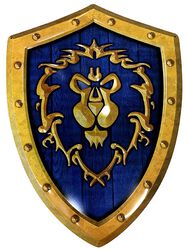 Alliance Shield, World Of Warcraft, Kovové cedule