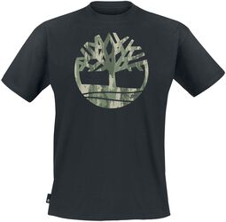 Tričko s krátkymi rukávmi Kennebec River Camo Tree Logo, Timberland, Tričko