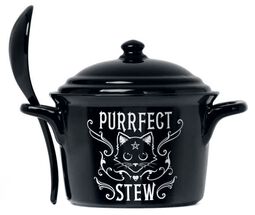 Kotlík s lyžicou Purrfect Stew, Alchemy England, Hrnček