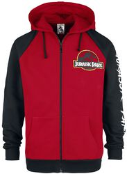 Classic Logo, Jurassic Park, Mikina s kapucňou na zips