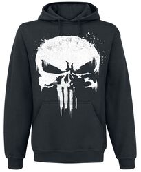 Sprayed Skull Logo, The Punisher, Mikina s kapucňou