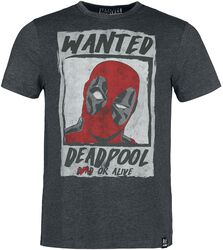 Recovered - Wanted poster, Deadpool, Tričko