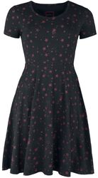 Šaty s celoplošnou potlačou s hviezdičkami, RED by EMP, Krátke šaty