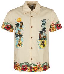 Honolulu Tropical Hawaiian Style Shirt, King Kerosin, Košeľa s krátkym rukávom
