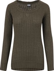 Ladies Long Wideneck Sweater, Urban Classics, Pletený sveter