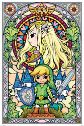 Stained Glass, The Legend Of Zelda, Plagát
