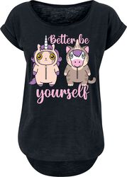 Unicorn - Cat - Better Be Yourself, Tierisch, Tričko