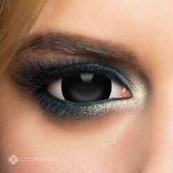 Chromaview Mini Sclera Black Daily Disposable Contact Lenses, Chromaview, Módne kontaktné šošovky