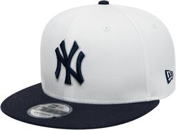White Crown Patches 9FIFTY New York Yankees, New Era - MLB, Šiltovka