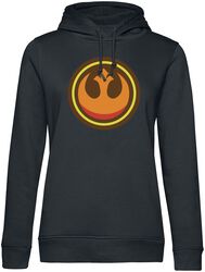 Rebel Logo, Star Wars, Mikina s kapucňou