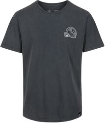 NFL Raiders college - čierne s opraným efektom, Recovered Clothing, Tričko