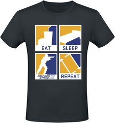 2 - Eat Sleep Repeat, Counter-Strike, Tričko