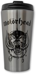 Travel Mug - Motörhead Stainless Steel - Everything Louder Than Everything Else, Motörhead, Termohrnček