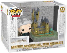 Vinylová figúrka č. 33 Minerva McGonagall with Hogwarts (Pop! Town), Harry Potter, Funko Pop! Town