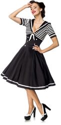 Marine-Style Swing Dress, Belsira, Stredne dlhé šaty