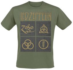 Green Symbols, Led Zeppelin, Tričko