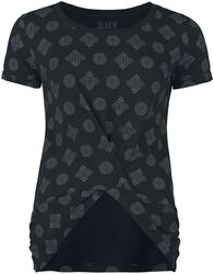 Tričko s uzlom a keltskými motívmi, Black Premium by EMP, Tričko