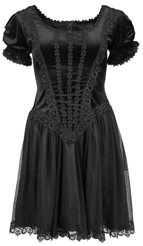 Krátke, gotické šaty