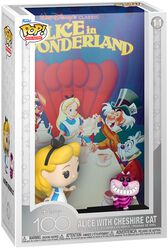 Vinylová figúrka č.11 Disney 100 - Film poster - Alice with Cheshire Cat, Alice in Wonderland, Funko Pop!