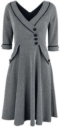 Rozšírené šaty Macie Herringbone