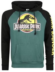 Logo - Park ranger, Jurassic Park, Mikina s kapucňou