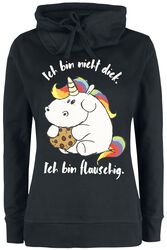 ‘Ich bin nicht dick. Ich bin flauschig.’, Chubby Unicorn, Bavlnené tričko