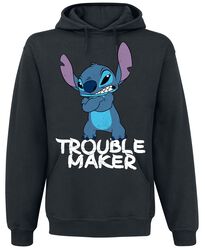 Stitch - Trouble Maker, Lilo & Stitch, Mikina s kapucňou