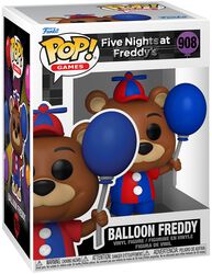 Vinylová figúrka č.908 Security Breach - Balloon Freddy, Five Nights At Freddy's, Funko Pop!