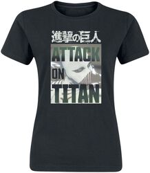 White Titan Face, Attack On Titan, Tričko