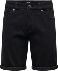 ONSPly BLKD 9041 BJ DNM Shorts, ONLY and SONS, Kraťasy