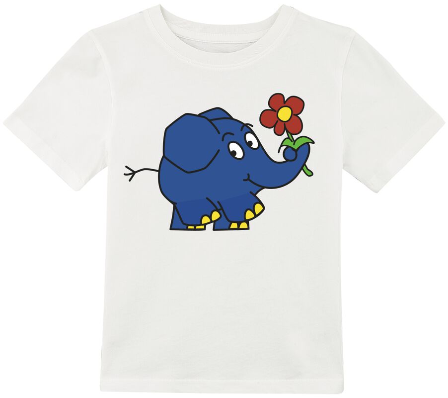 Detské tričko so slonom a kvetmi