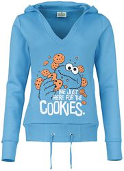 Just here for the cookies, Sesame Street, Mikina s kapucňou